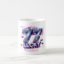 Caneca De Café ''777 Lucky'