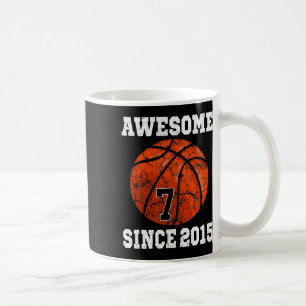 Caneca De Café 7 Birthday Bysketbyll Player 7 Anos De Idade
