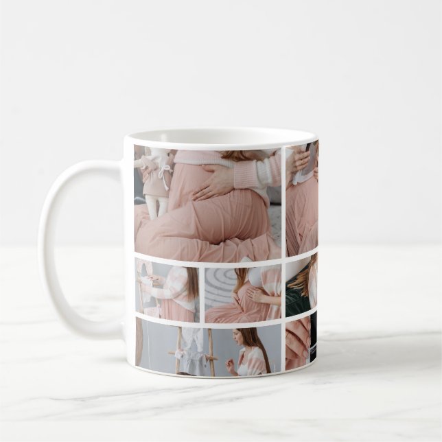Caneca De Café 7 Biscoitos de Natal para 2 Anúncios de Gravidez  (Esquerda)