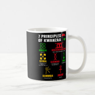 Caneca De Café 7 Princípios Da Celebração Pan-Africana De Kwanzaa