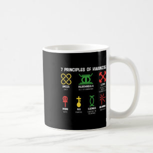 Caneca De Café 7 Princípios De Kwanzaa Happy Kwanzaa African Amer