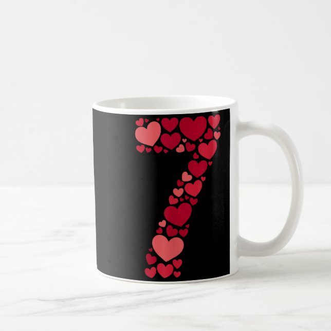 Caneca De Café 7 Romantic 67 Heart Pattern Valentine Love Trend 6 (Direita)