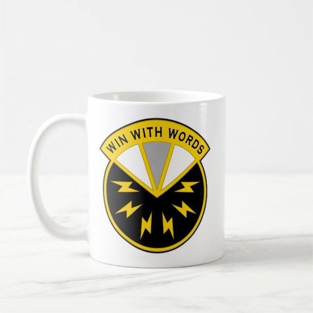Caneca De Café 7o Grupo de PsyOps - 17o Bn 1 de PsyOps (Esquerda)