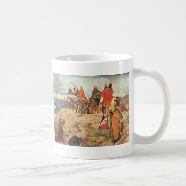 Caneca De Café 800px-Oton_Ivekovic, _Dolazak_Hrvata_na_Jadran (Direita)