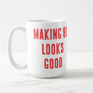 Caneca De Café 80 Citação Humor Foto Tulipa