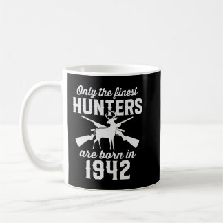 Caneca De Café 80 Year Old Deer Hunter 80th Birthday 1942 Hunting