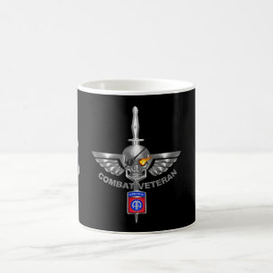 Caneca De Café 82.ª Divisão de Voo Aéreo Combat Veteran Awincríve
