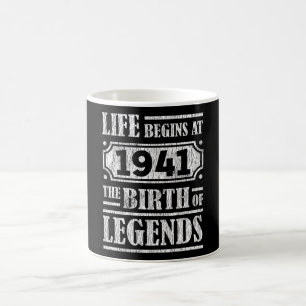 Caneca De Café 84 Anos De Idade 1941 Nascimento Da Legenda 84.O A