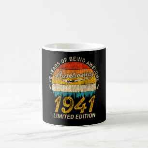 Caneca De Café 84 anos de idade 1941 Retro Incrível 84º presente 