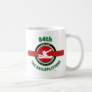 Caneca De Café 84TH DIVISÃO de INFANTARIA "Os RAILSPLITTERS "