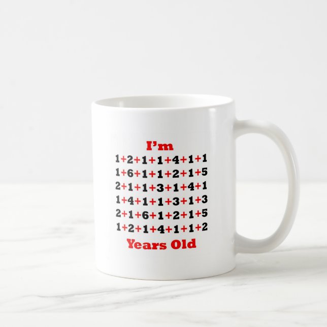 Caneca De Café 85 anos velho! Vermelho do preto (Direita)