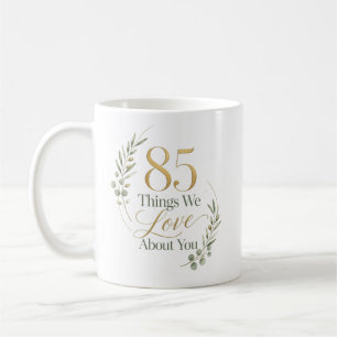 Caneca De Café 85 Coisas Personalizadas que Amamos em Você