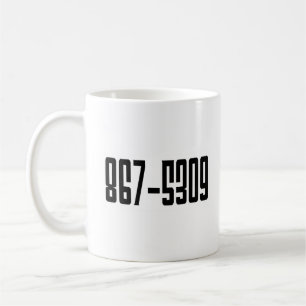 CANECA DE CAFÉ 867-5309