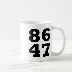 Caneca De Café 86 47 Anti-trump Sutil Anti Trump 8647 _1