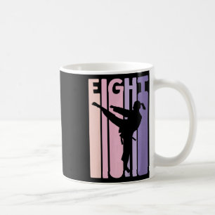 Caneca De Café 8.º Aniversário do Presente Karate Retro Taekwondo