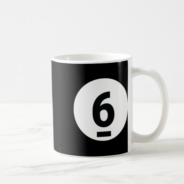 Caneca De Café 8 Piscina Ball 6 Billiards Figurume Halloween Mães (Direita)