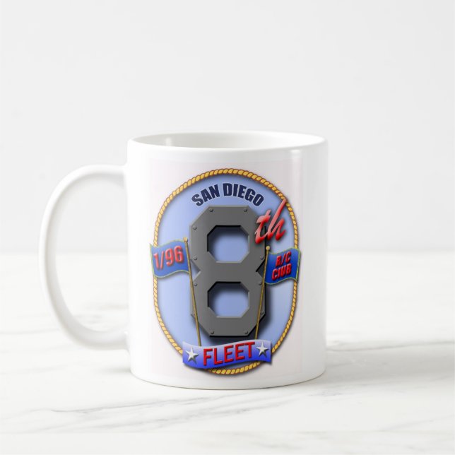 caneca de café 8thfleetlogo (Esquerda)