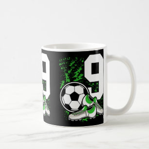 Caneca De Café 9º Aniversário Jogador de Futebol B