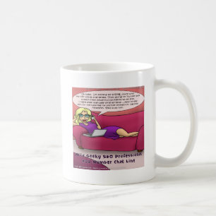 Caneca De Café 900 Números Geeky SEO Girls Foram