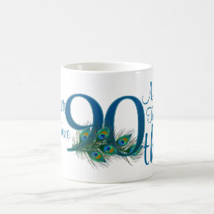 Caneca De Café # 90 - aniversário de casamento do 90 ou