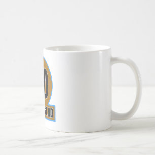 Caneca De Café 90 o design do aniversário da legenda