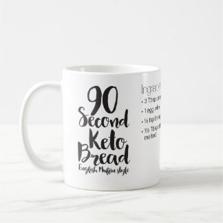 Caneca De Café 90 segundos de recebimento de bolos de Mug de Keto