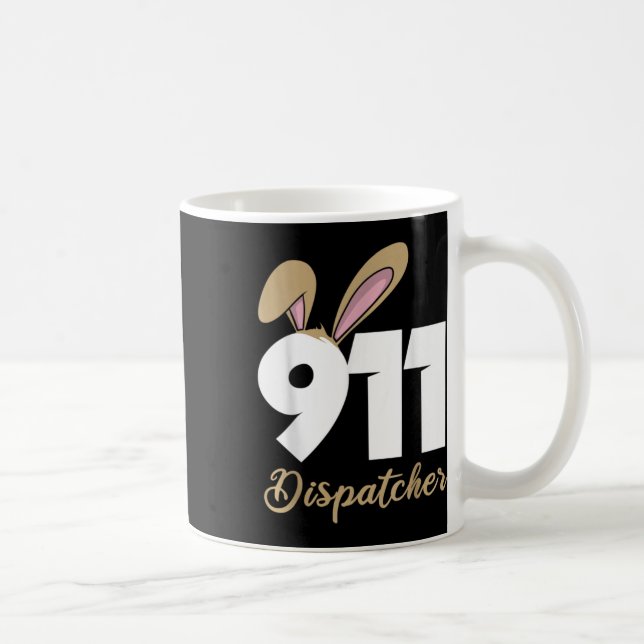 Caneca De Café 911 Dispatcher Easter Pullover Hoodie  (Direita)