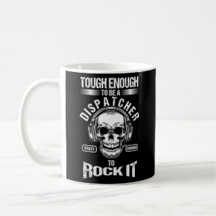 Caneca De Café 911 Operador Dispatcher Skull Usa Primeiros Respon