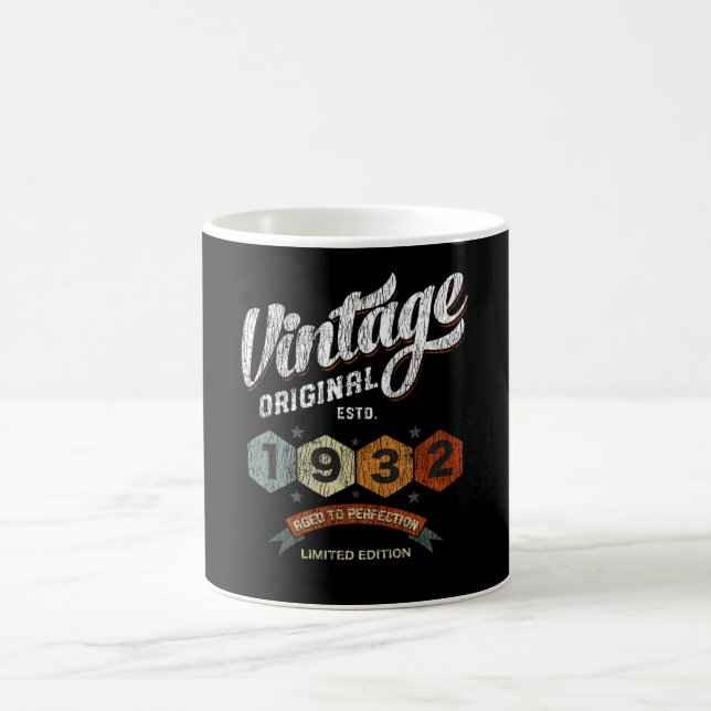 Caneca De Café 93 Anos De Idade Perfeição 93º Presente De Anivers (Centro)