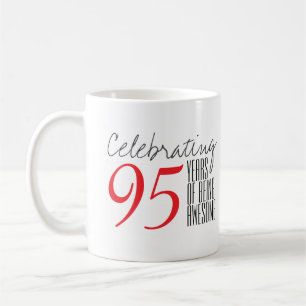 Caneca De Café 95 anos de ser incrível