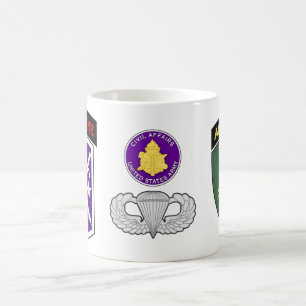Caneca De Café 95th Bde dos assuntos civis - transportados por