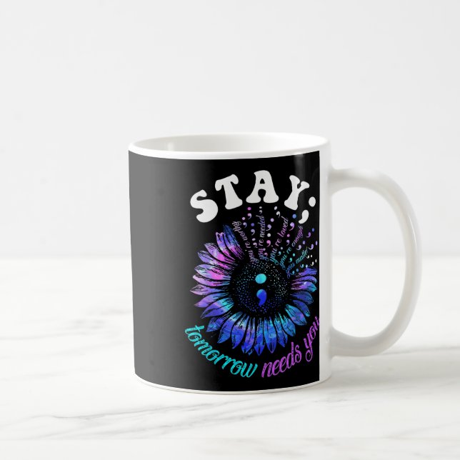 Caneca De Café 988 Prevenção Suicida Permanência Amanhã Precisa D (Direita)