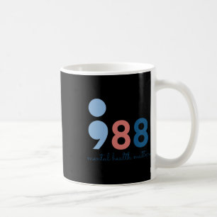 Caneca De Café 988 Problemas de saúde mental