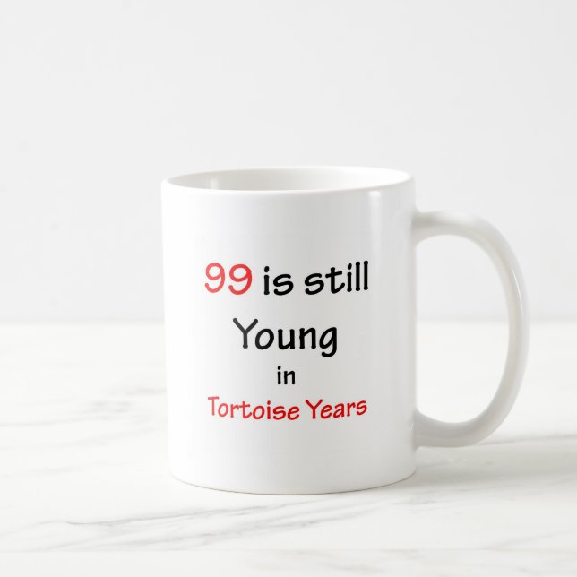 Caneca De Café 99 anos da tartaruga (Direita)