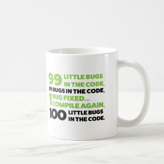 Caneca De Café 99 insetos no código…