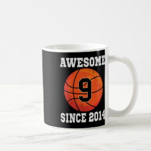Caneca De Café 9.º Aniversário do Bysketbyll com mais de 9 anos d
