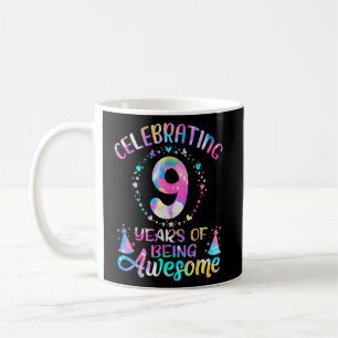 Caneca De Café 9 Anos De Espantoso 9 Anos 9º Aniversário