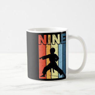 Caneca De Café 9 Nove Karate Lover 9º Aniversário 9 Anos