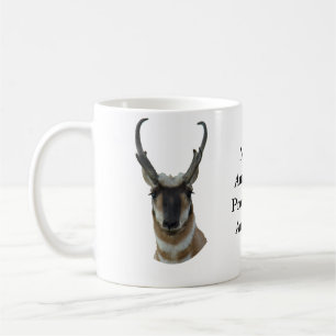Caneca De Café A19 Pronghorn Antelope Head