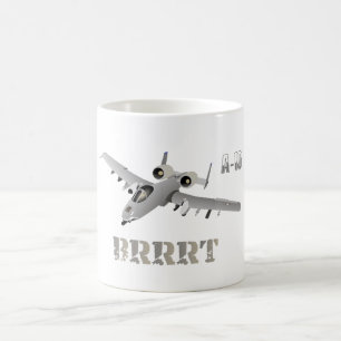 Caneca De Café A-10 Warthog Jet Aircraft BRRRT