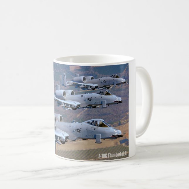 Caneca De Café A-10C THunderBOLT II (Frente Esquerda)