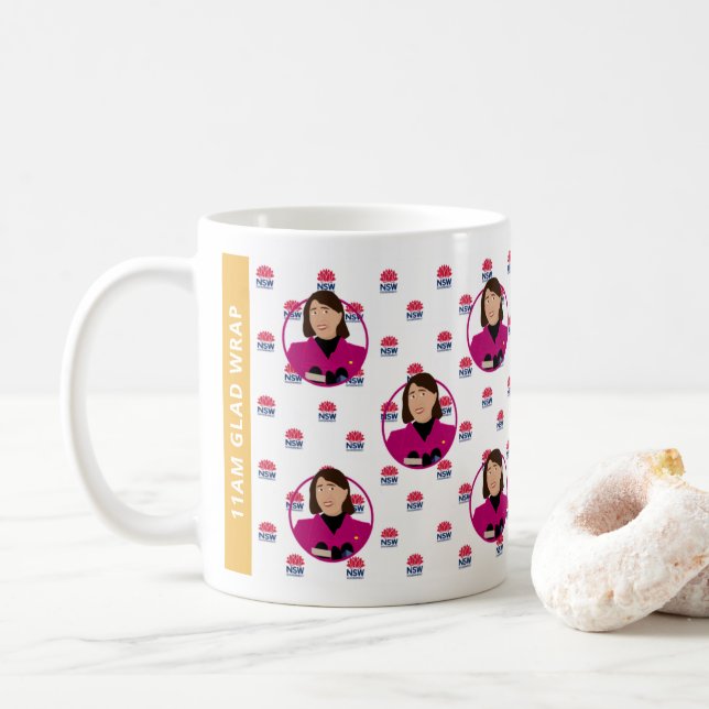 Caneca De Café A 11am Glad Wrap Mug (Com Donut)
