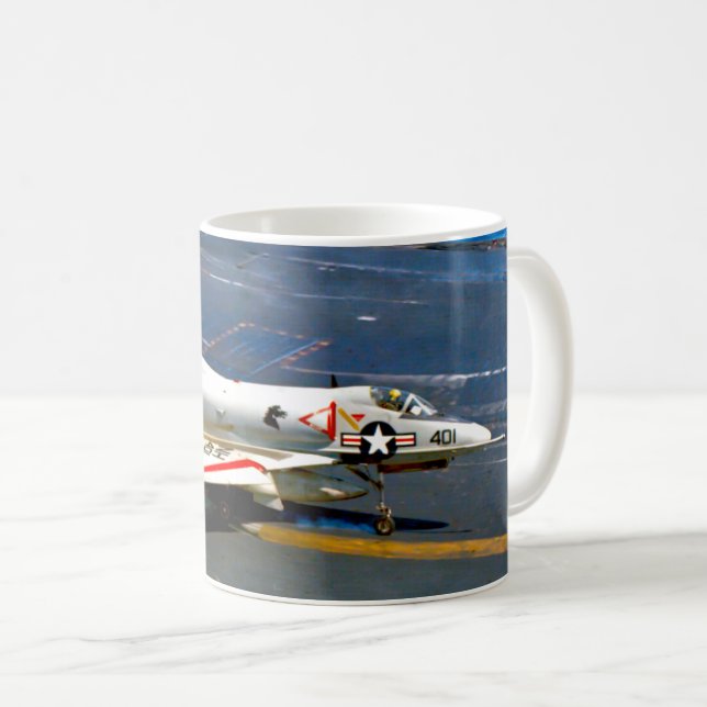 CANECA DE CAFÉ A-4C SKYHAWK (Frente Esquerda)