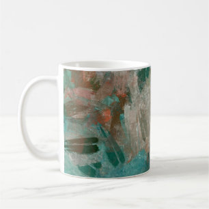 Caneca De Café A abstrato Psicodélica Cria Textura.
