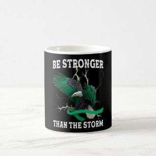 Caneca De Café A Águia De Sensibilização Mental Quebra O Estigma