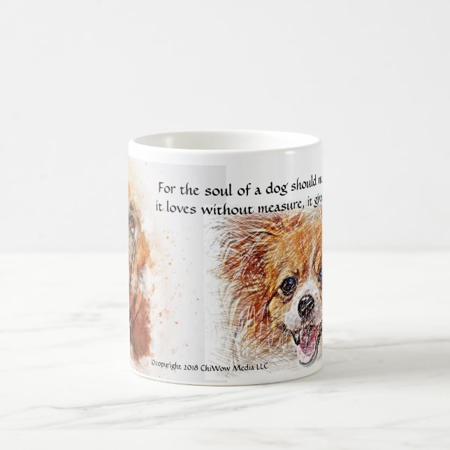 Caneca De Café A alma de um cão (Centro)