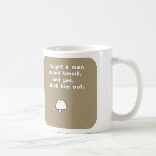 Caneca De Café A amígdala lutada vimrod do homem VM2562 removeu-