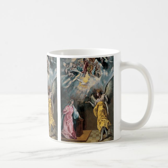 Caneca De Café A Anunciação por El Greco (Direita)