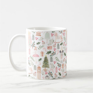 Caneca De Café A Aquarela de Feriado do Noz