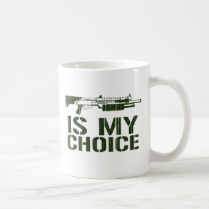 Caneca De Café A arma do tiro é minha escolha